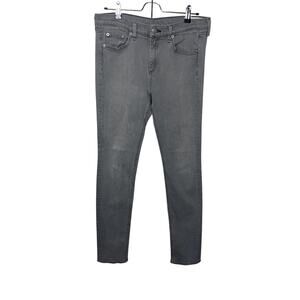 Rag & Bone Women’s Skinny Jeans Mid Rise Sz 31 Iron Gray Inseam 30”